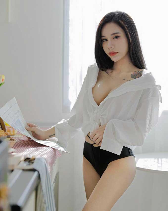 วาร์ป น้องชิชา เน็ตไอดอลสาวหน้าคมสุดแซ่บ สวยฮอตสะกดทุกมุมมอง 5