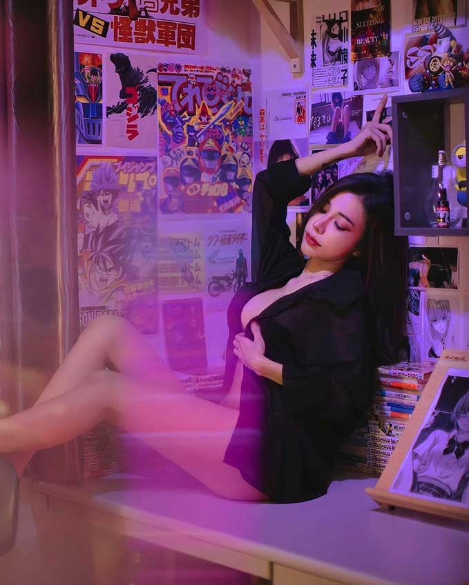 วาร์ป น้องชิชา เน็ตไอดอลสาวหน้าคมสุดแซ่บ สวยฮอตสะกดทุกมุมมอง 10