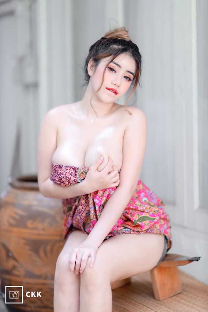วาร์ป น้อง OilJaruwan 800cc สาวสวยเซ็กซี่ดาวติ๊กต๊อกแซ่บเกินใคร 18+ 12