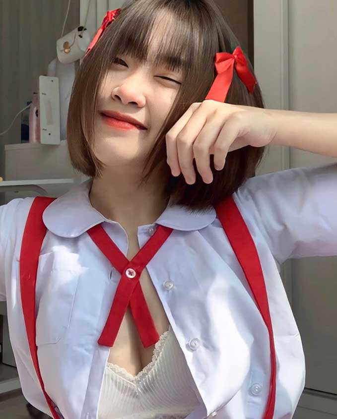 วาร์ป น้องจี้ ปลายฟ้า สาวสวยตัวเล็กบ้องแบ๊วใสๆ Onlyfans ร้อนแรงขยี้ใจ 20